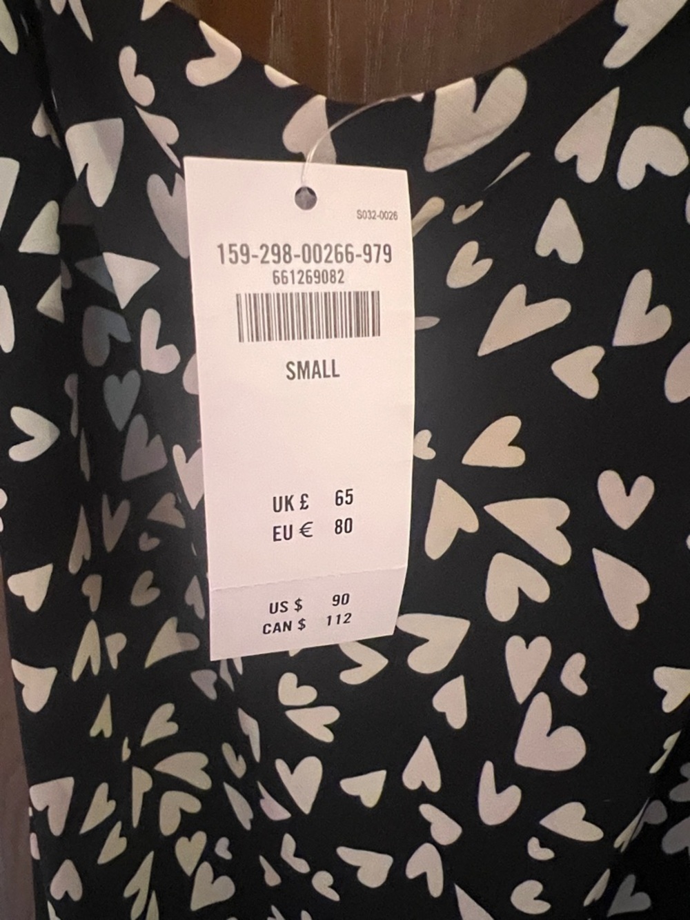 Julia Heart Print Slip Dress - Picture 3 of 4
